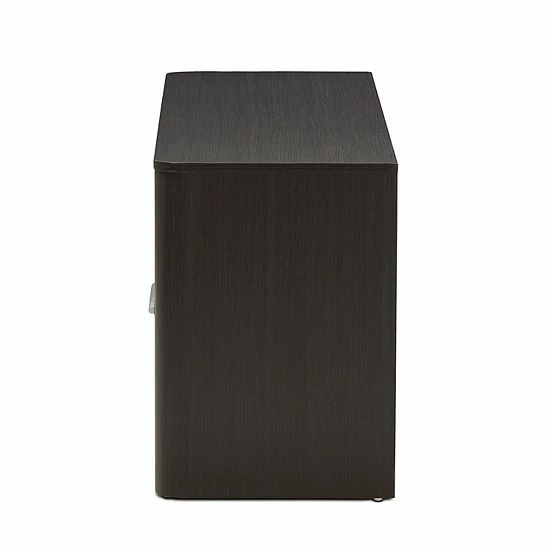 Baxton Studio Modern TV Stand Dark Brown 3 Baxton Studio Modern TV Stand Dark Brown - Image 3
