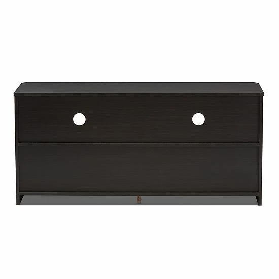 Baxton Studio Modern TV Stand Dark Brown 4 Baxton Studio Modern TV Stand Dark Brown - Image 4