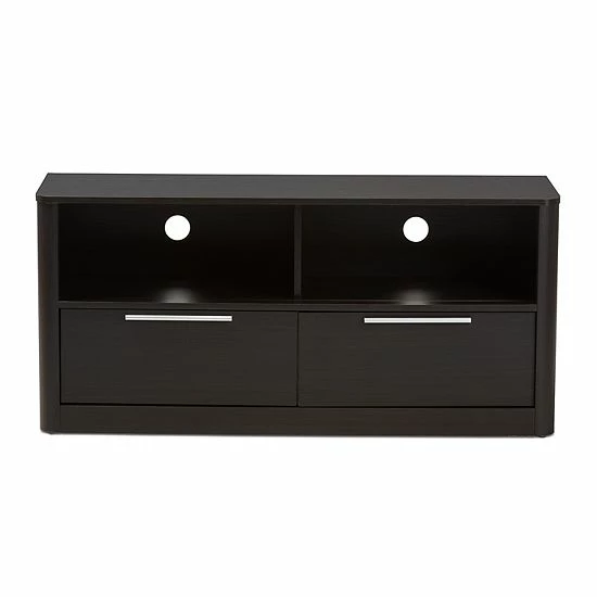 Baxton Studio Modern TV Stand Dark Brown 5 Baxton Studio Modern TV Stand Dark Brown - Image 5