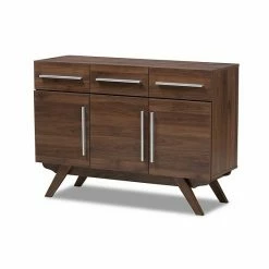 Baxton Studio Mid-Century 3-Drawer Sideboard Medium Brown 11 Baxton Studio Mid-Century 3-Drawer Sideboard Medium Brown -Baxton Studio Sales unnamed file 3352