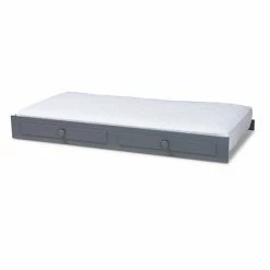 Baxton Studio Cintia Twin Trundle Bed White -Baxton Studio Sales unnamed file 3392