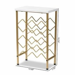 Baxton Studio Ramona Wine Bottle Floor Decor -Baxton Studio Sales unnamed file 3428