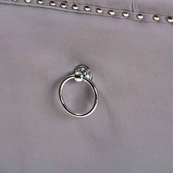 Baxton Studio Lamont Tufted Dining Chair Navy Blue Dark Brown 5 Baxton Studio Lamont Tufted Dining Chair Navy Blue Dark Brown - Image 5