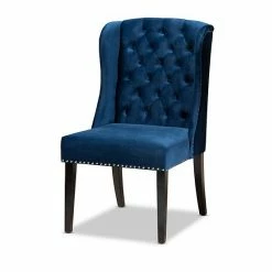 Baxton Studio Lamont Tufted Dining Chair Navy Blue Dark Brown 16 Baxton Studio Lamont Tufted Dining Chair Navy Blue Dark Brown -Baxton Studio Sales unnamed file 3436