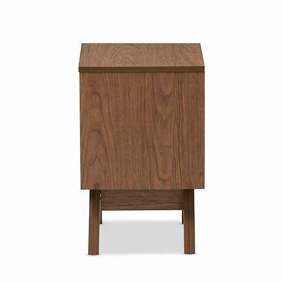 Baxton Studio Hildon 2-Drawer Nightstand 5 Baxton Studio Hildon 2-Drawer Nightstand - Image 5