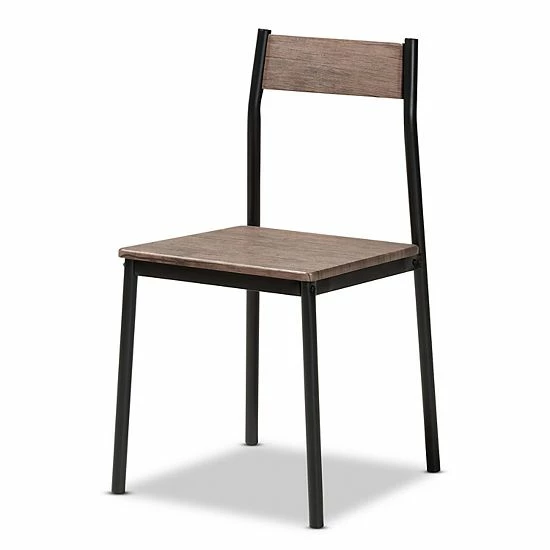 Baxton Studio Mave Dining Table & Chair 5-piece Set 3 Baxton Studio Mave Dining Table & Chair 5-piece Set - Image 3