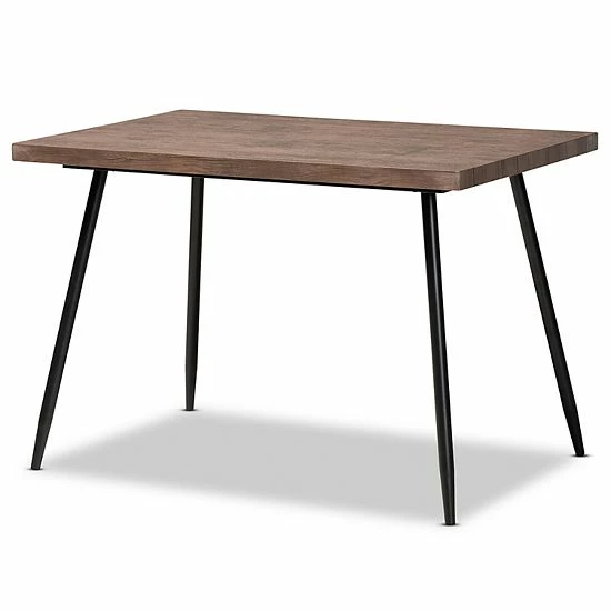 Baxton Studio Mave Dining Table & Chair 5-piece Set 4 Baxton Studio Mave Dining Table & Chair 5-piece Set - Image 4