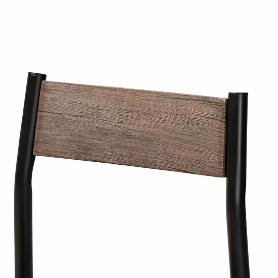 Baxton Studio Mave Dining Table & Chair 5-piece Set 5 Baxton Studio Mave Dining Table & Chair 5-piece Set - Image 5