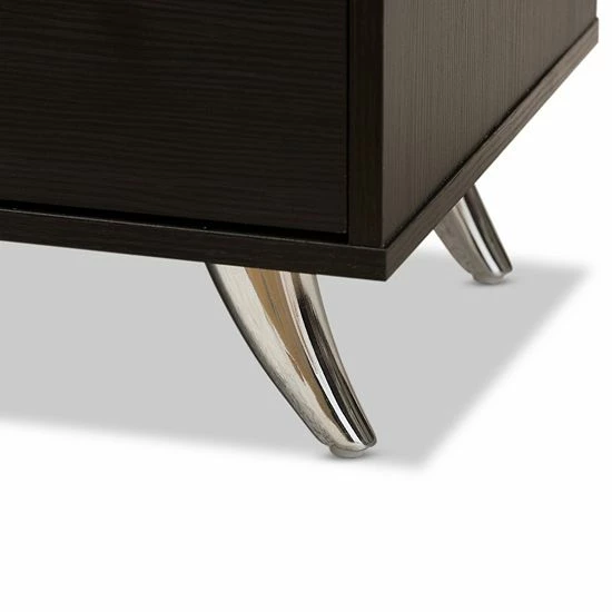 Baxton Studio Modern Espresso Nightstand 2 Baxton Studio Modern Espresso Nightstand - Image 2