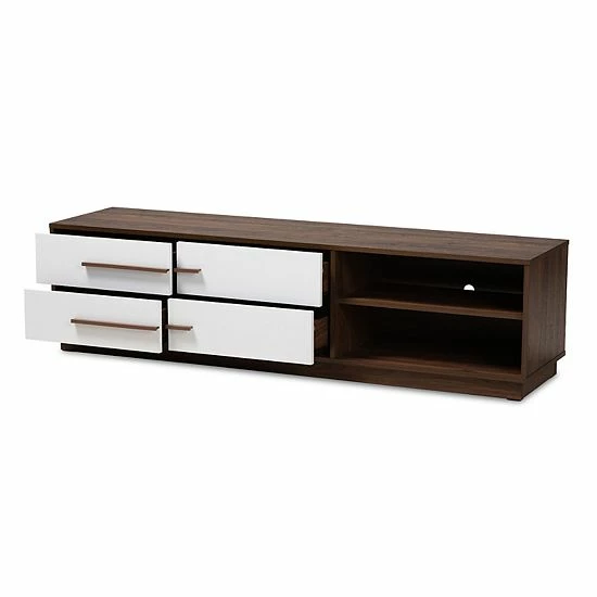 Baxton Studio Mette Medium Brown TV Stand Baxton Studio Mette Medium Brown TV Stand -Baxton Studio Sales unnamed file 3507
