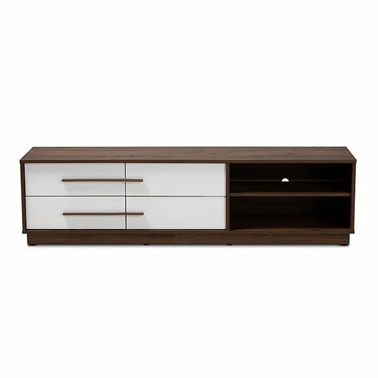 Baxton Studio Mette Medium Brown TV Stand Baxton Studio Mette Medium Brown TV Stand -Baxton Studio Sales unnamed file 3510