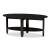 Baxton Studio Ancelina Espresso Coffee Table