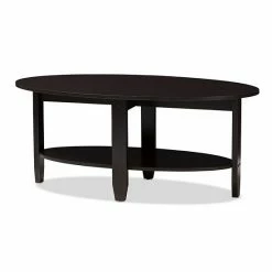 Baxton Studio Ancelina Espresso Coffee Table