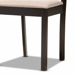 Baxton Studio Quinlan Brown 5-Piece Dining Set 14 Baxton Studio Quinlan Brown 5-Piece Dining Set -Baxton Studio Sales unnamed file 3539