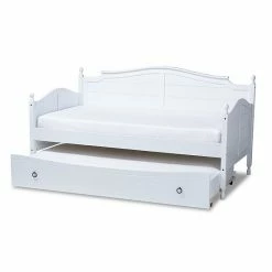 Baxton Studio Mara Twin Daybed & Trundle White -Baxton Studio Sales unnamed file 3559