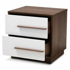 Baxton Studio Mette Medium Brown Nightstand 2 Baxton Studio Mette Medium Brown Nightstand -Baxton Studio Sales unnamed file 3563