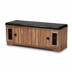 Baxton Studio Valina Shoe Cabinet