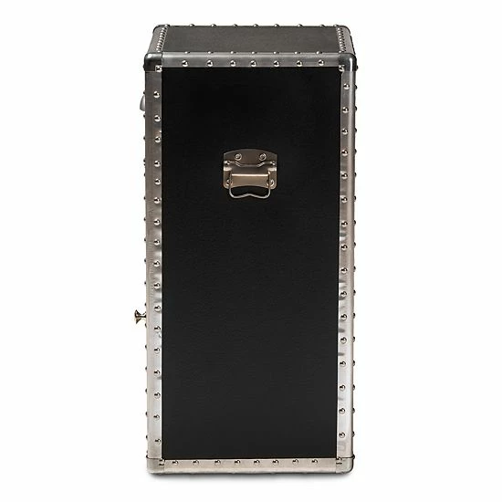 Baxton Studio Cosette Silver Cabinet 4 Baxton Studio Cosette Silver Cabinet - Image 4