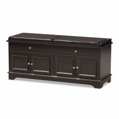 Baxton Studio Modern 2-Drawer Storage Bench
