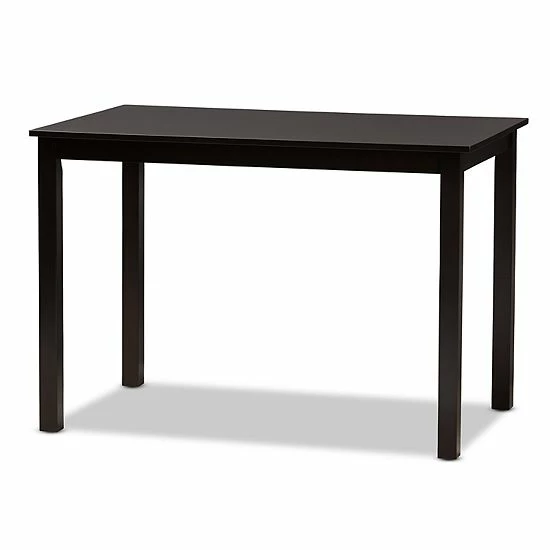 Baxton Studio Modern White Dining Chair & Table 5-Piece Set 2 Baxton Studio Modern White Dining Chair & Table 5-Piece Set - Image 2