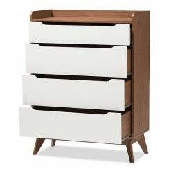 Baxton Studio Brighton Mid-Century 4-Drawer Dresser -Baxton Studio Sales unnamed file 3637
