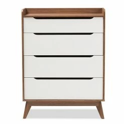 Baxton Studio Brighton Mid-Century 4-Drawer Dresser -Baxton Studio Sales unnamed file 3638