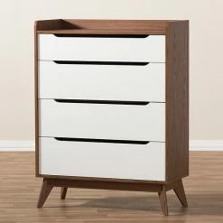 Baxton Studio Brighton Mid-Century 4-Drawer Dresser -Baxton Studio Sales unnamed file 3641