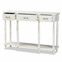 Baxton Studio Hallan Console Table Dark Brown -Baxton Studio Sales unnamed file 3667