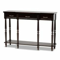 Baxton Studio Hallan Console Table Dark Brown -Baxton Studio Sales unnamed file 3674