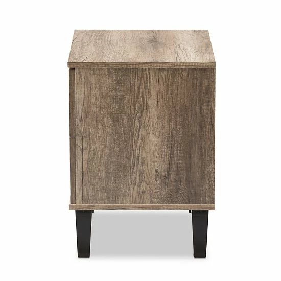 Baxton Studio Swanson Nightstand 4 Baxton Studio Swanson Nightstand - Image 4