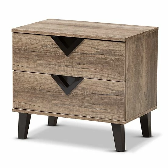 Baxton Studio Swanson Nightstand 6 Baxton Studio Swanson Nightstand - Image 6