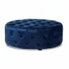 Baxton Studio Cardiff Ottoman Blue