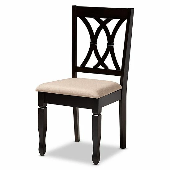 Baxton Studio Reneau Dining Chair Set Gray 4 Baxton Studio Reneau Dining Chair Set Gray - Image 4