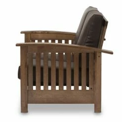 Baxton Studio Charlotte Modern Classic Mission Loveseat 8 Baxton Studio Charlotte Modern Classic Mission Loveseat -Baxton Studio Sales unnamed file 3840