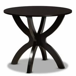 Baxton Studio Ancel Dark Brown 5-Piece Dining Set 11 Baxton Studio Ancel Dark Brown 5-Piece Dining Set -Baxton Studio Sales unnamed file 3848