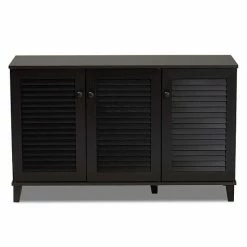 Baxton Studio Warren 3-Door Shoe Storage Cabinet 10 Baxton Studio Warren 3-Door Shoe Storage Cabinet -Baxton Studio Sales unnamed file 385