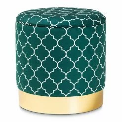 Baxton Studio Serra Storage Ottoman Green -Baxton Studio Sales unnamed file 3892