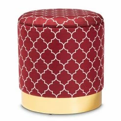 Baxton Studio Serra Storage Ottoman Green -Baxton Studio Sales unnamed file 3893