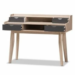 Baxton Studio Fella 4-Drawer Desk -Baxton Studio Sales unnamed file 3907
