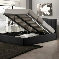 Baxton Studio Templemore Faux-Leather Storage Queen Bed White 9 Baxton Studio Templemore Faux-Leather Storage Queen Bed White -Baxton Studio Sales unnamed file 3940