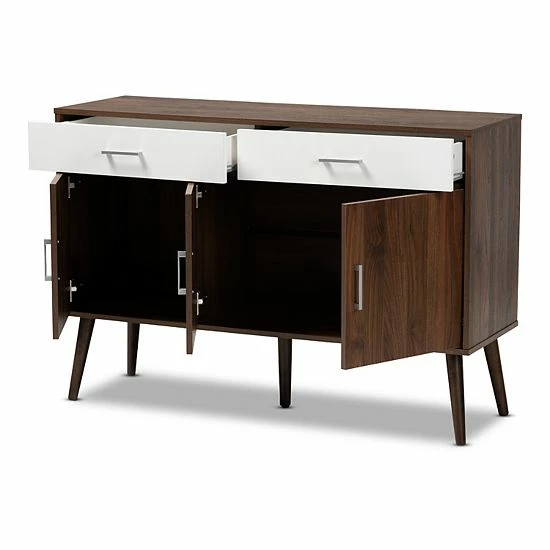 Baxton Studio Leena Storage Cabinet 2 Baxton Studio Leena Storage Cabinet - Image 2