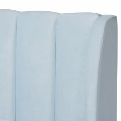 Baxton Studio Saverio Queen Bed Light Blue -Baxton Studio Sales unnamed file 3960