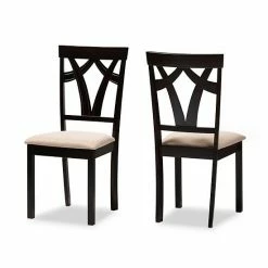 Baxton Studio Sylvia Dining Chair 2-piece Set