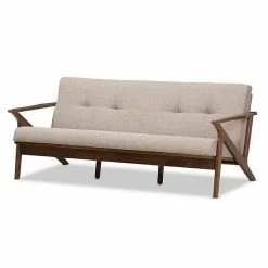 Baxton Studio Bianca Gray Mid-Century Modern Sofa -Baxton Studio Sales unnamed file 4003