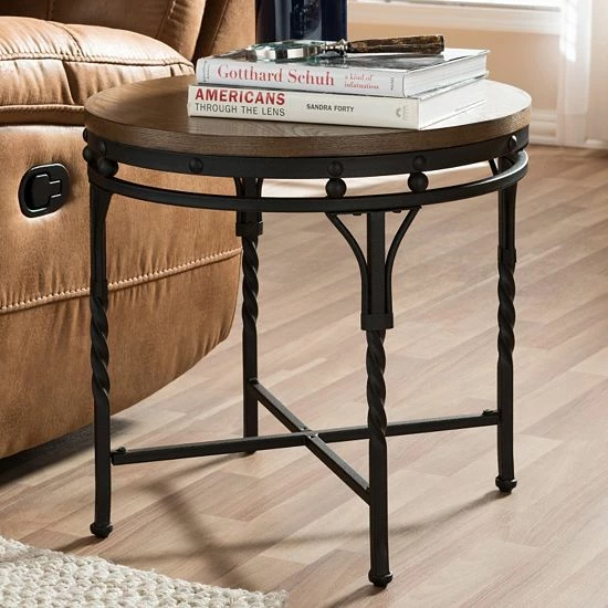 Baxton Studio Austin Industrial End Table 1 Baxton Studio Austin Industrial End Table