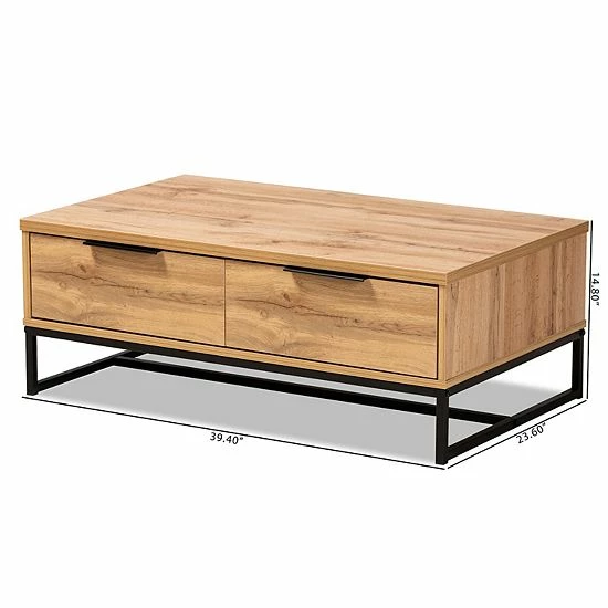 Baxton Studio Franklin Coffee Table 9 Baxton Studio Franklin Coffee Table - Image 9