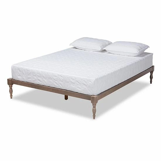 Baxton Studio Iseline Bed Brown 7 Baxton Studio Iseline Bed Brown - Image 7