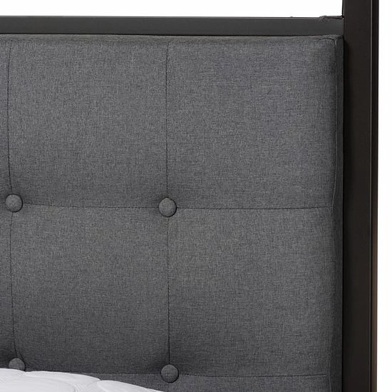 Baxton Studio Eleanor Canopy Queen Bed 5 Baxton Studio Eleanor Canopy Queen Bed - Image 5