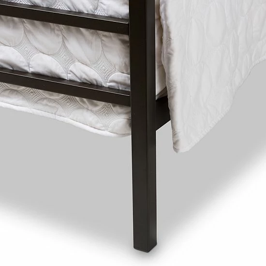 Baxton Studio Eleanor Canopy Queen Bed 6 Baxton Studio Eleanor Canopy Queen Bed - Image 6