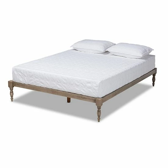 Baxton Studio Iseline Bed Brown 8 Baxton Studio Iseline Bed Brown - Image 8